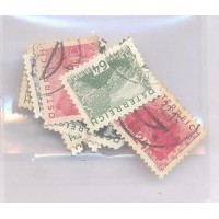 ÁUSTRIA - USADO - 1932 - PAISAGENS TAMANHO REDUZIDO - 9 SELOS - Y 405/410+412+414+418