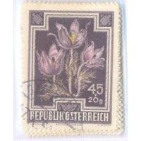 ÁUSTRIA - USADO - 1948 - PRÓ OBRAS ANTI-TUBERCULARES - FLORES DIVERSOS - SÉRIE 10 SELOS - Y 722/731
