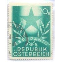 ÁUSTRIA - USADO - 1949 - CONGRESSO ESPERANTISTA DE GRAZ - SELO ÚNICO - Y 770