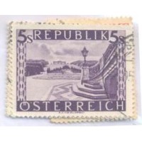 ÁUSTRIA - USADO - 1948 - VISTAS DIVERSAS - 5 SELOS - Y 707 A 711