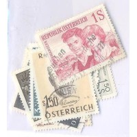 ÁUSTRIA - USADO - 1960 - 9 SELOS COMEMORATIVOS ÚNICOS - Y 915/923