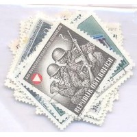 ÁUSTRIA - USADO - 1969 - 13 SELOS COMEMORATIVOS ÚNICOS - Y 1120/1123 + 1132/1140 