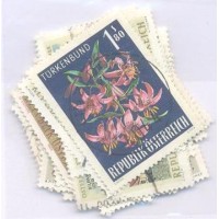 ÁUSTRIA - USADO - ACUMULAÇÃO - 23 SELOS COMEMORATIVOS E REGULARES TEMÁTICOS