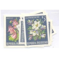 ÁUSTRIA - FLORES DAS ALPES - NOVOS - Y 1044/1049