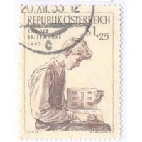 ÁUSTRIA - USADO - 1955 - DIA DO SELO - Y 856 
