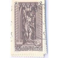 ÁUSTRIA - USADO - 1969 - ESTATUAS DE SANTOS NA CATEDRAL ST'ETIENNE - 6 SELOS - Y 1114/1119