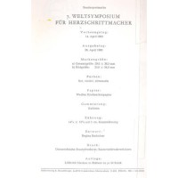 ÁUSTRIA - 1983 - EDITAL - MEDICINA - PEQUENO EDITAL SELADO E CARIMBADO DO SELO