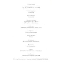 ÁUSTRIA - 1982 - MINI EDITAL ALIMENTAÇÃO - 25º DIA MUNDIAL DO LEITE - 7s VERDE, AZUL, PRETO E MARROM 2s COPO DE LEITE C/ GLOBO TERRESTRE DENTRO - Y 1534