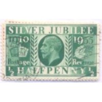 INGLATERRA - 1935 - JUBILEU DE GEORGE V - SÉRIE 4 SELOS - USADOS - Y 201/204