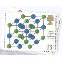 INGLATERRA - 1977 - MINT - CENTENÁRIO INSTITUTO DE QUÍMICA - 4 SELOS - Y 825/28 