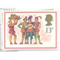 INGLATERRA - 1978 - MINT - NATAL - MÚSICOS E CANTORES - 4 SELOS - Y 876/79 