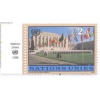 ONU GENEVE - 1998 - SELO REGULAR - BANDEIRAS DOS PAÍSES MEMBROS - MINT - Y 348 