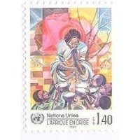 ONU GENEVE - 1986 - ÁFRICA EM CRISE - MINT - Y 137