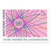 ONU GENEVE - 1983 - ANO MUNDIAL DA COMUNICAÇÃO - MINT - Y 111