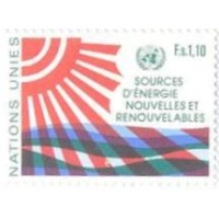 ONU GENEVE - 1981 - RECURSOS DE ENERGIAS NOVAS E RENOVÁVEIS - MINT - Y 100 