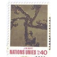 ONU GENEVE - 1972 - ARTE DA ONU - SÉRIE 2 SELOS - MINT - Y 28/29 