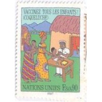 ONU GENEVE - 1967 - VACINAR TODAS AS CRIANÇAS - SÉRIE 2 SELOS - MINT - Y 160/161