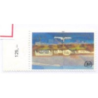ONU GENEVE - 1990 - SELO REGULAR - PALÁCIO DAS NAÇÕES - MINT - Y 187 