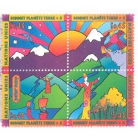 ONU GENEVE - 1996 - REUNIÃO DE CÚPULA - QUADRA - MINT - Y 329/32