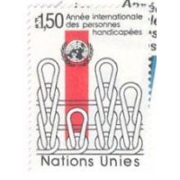 ONU GENEVE - 1981 - ANO INTERNACIONAL DEFICIENTES FÍSICOS - SÉRIE 2 SELOS - MINT - Y 97/98