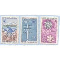 GABONAISE - 1968 - 3 SELOS - MINT - OLIMPÍADAS - Y 212/14