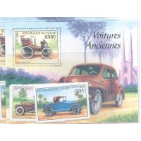 TCHAD - 1999 - CARROS ANTIGOS - 6 SELOS + BLOCO - MINT