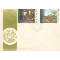 POLÔNIA - 1973 - 2 FDC's - PINTURAS - COM CARIMBO