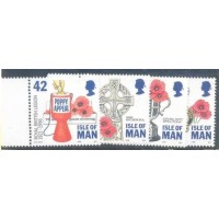 ISLE OF MAN - 1996 - 4 SELOS - NOVOS - FLORES - YT-722/725