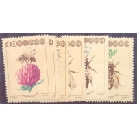 POLSK - 1987 - 6 SELOS - MINT - FLORES - YT-2915/20