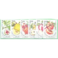 BULGÁRIA - 1993 - FRUTAS - 6 SELOS - MINT