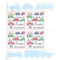 ALEMANHA FEDERAL - 1997 - QUADRA - NOVO C/ PONTOS DE FERRUGEM - MI-1897 - YT-1729 