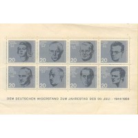 ALEMANHA FEDERAL - 1964 - BLOCO - MINT - MI-BL-03