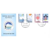 ANTÁRTICA BRITÂNICA - 2006 - FDC - FAUNA - ENVELOPE DE PRIMEIRO DIA DE CIRCULAÇÃO C/ A SÉRIE 411/14 - 29ª REUNIÃO DO TRATADO SOBRE ANTÁRTICA