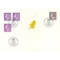 SUÉCIA - 1980 - FDC - REALEZA - SÉRIE CORRENTE EFÍGIE DO REI CARLOS XVI GUSTAVO - SÉRIE 4 SELOS - Y 1095/1096