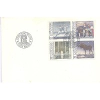 SUÉCIA - 1962 - FDC - 100 º ANIVERSÁRIO DO NASCIMENTO DE JOHN BAUER - Y 1160/1163