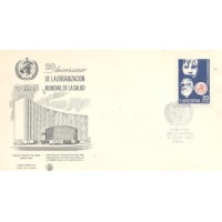 ARGENTINA - 1968 - FDC - 20º ANIVERSÁRIO DA ORGANIZAÇÃO MUNDIAL DA SÁUDE - 20p AZUL ESCURO - CRIANÇAS - SOBRE FDC ILUSTRADO - Y 0811