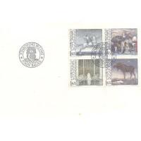 SUECIA - 1982 - FDC - 100º ANIVERSÁRIO DO NASCIMENTO DE JOHN BAUER (1882-1918) ILUSTRADOR DE CONTOS INFANTIS E PINTOR - ILUSTRAÇÕES - SÉRIE 4 SELOS - Y 1160/1163