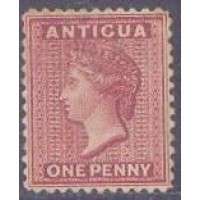 ANTIGUA - 1984 - EFÍGIE DA RAINHA VICTORIA FILIGRANA CA 1p CARMIN - NOVO - Y 13