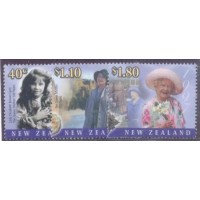 NOVA ZELÂNDIA - 2000 - CENTENÁRIO DA RAINHA MÃE - Y 1783/89