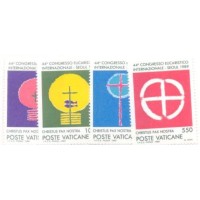 VATICANO - 1989 - 4 SELOS - MINT - YT-860/863 