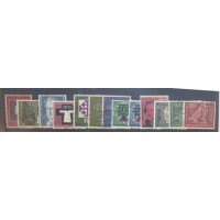 ALEMANHA FEDERAL - 1959/60 - CONJUNTO C/ 13 SELOS COMEMORATIVOS USADOS DE BOA QUALIDADE 
