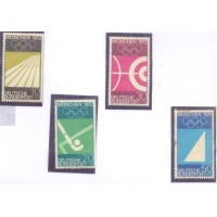 ALEMANHA FEDERAL - 1969 - PRE OLIMPÍADA MUNCHEN 1972 - SÉRIE 4 SELOS - NOVOS - YT-450/453