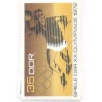 ALEMANHA DEMOCRATA - 1972 - OLIMPÍADAS DE VERÃO DE 1972 - LUTA - NATAÇÃO - BASQUETE - SALTO C/ VARA - GINÁSTICA - SÉRIE 6 SELOS - MINT - Y 1440/45