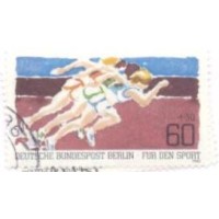ALEMANHA BERLIN - 1982 - PRÓ JUVENTUDE: ESPORTE COLETIVOS - SÉRIE 2 SELOS USADOS - Y 625/26