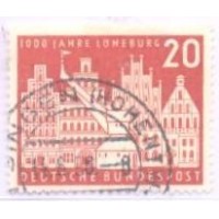 ALEMANHA FEDERAL - 1956 - MILENIO DA CIDADE DE LUNE BURG - USADO - MI-230 - YT-106 
