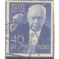 ALEMANHA BERLIN - 90º ANIVERSÁRIO DO NASCIMENTO DE RICHARD STRAUSS - YT-109 - USADO