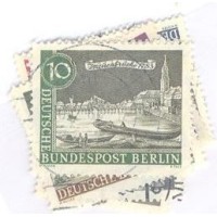 ALEMANHA BERLIN - 1962 - VISTOS DE BERLIN - 7 SELOS - USADOS - YT-196/99+201+204/05 - MI-218/21-223-226/27