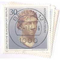 ALEMANHA BERLIN - 1983 - USADO - S/ GOMA - OBJETOS DE ARTE DOS MUSEUS DE BERLIN - SÉRIE 4 SELOS - YT-669/672