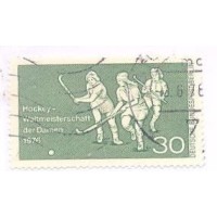 ALEMANHA BERLIN - 1976 - USADO - CAMPEONATO DO MUNDO DE HOCKEY FEMININO SOBRE GRAMA - YT-485