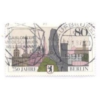 ALEMANHA BERLIN - 1987 - USADO - 750º ANIVERSÁRIO DE BERLIN - YT-733 